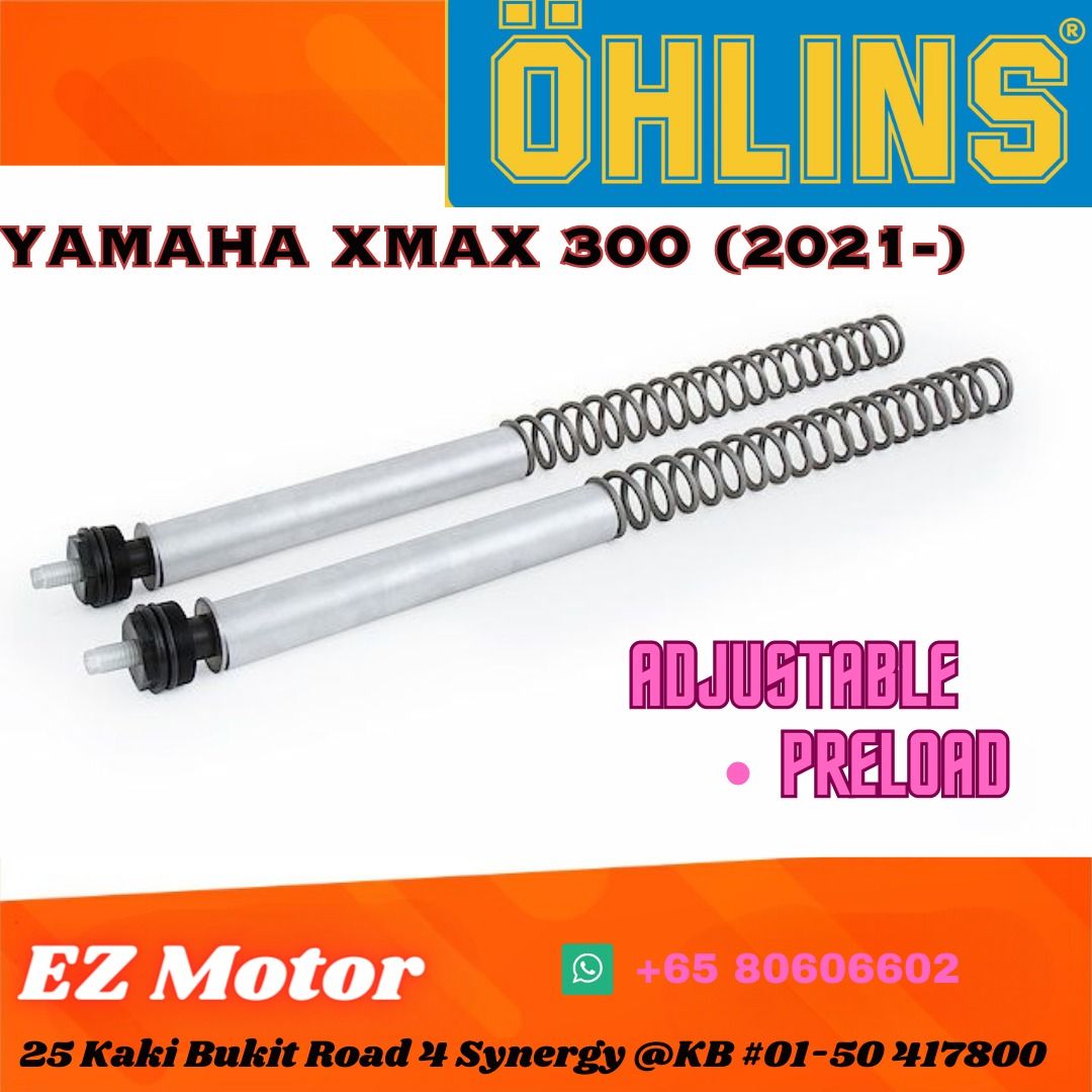 Xmax 300 (2021-2022) Ohlins Fork kit, Motorcycles, Motorcycle