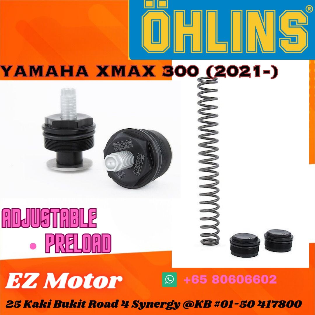 Xmax 300 (2021-2022) Ohlins Fork kit, Motorcycles, Motorcycle