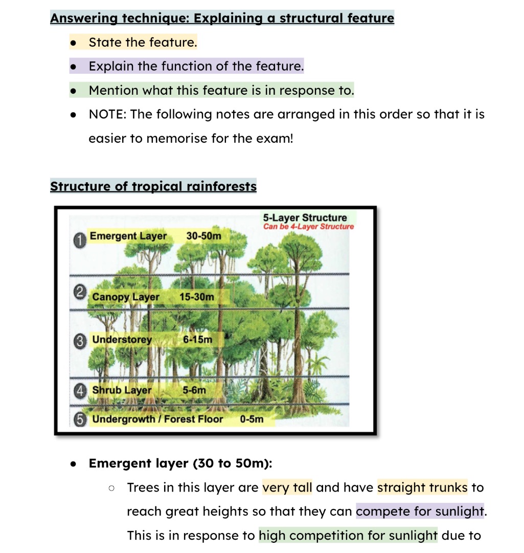 RGS Sec 2 Geog Notes IP O level Raffles Girls School Y2 Lower Sec Geo ...