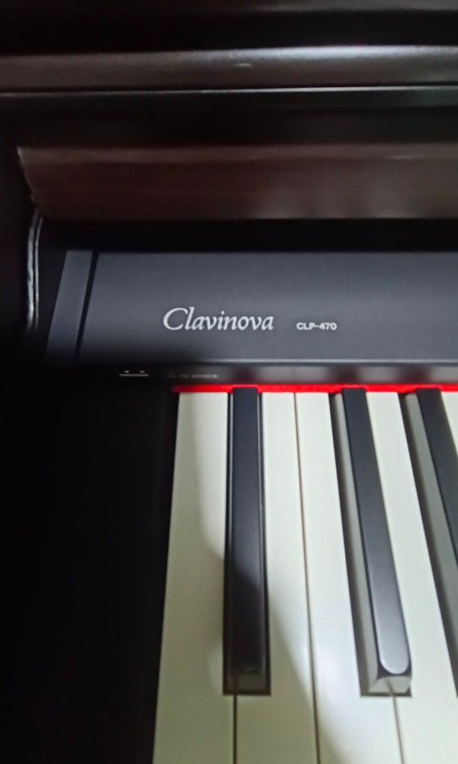 Yamaha clavinova clp470 digital piano (Category: Musical Instruments) located in Paranaque City. Submitted by yourhonorvoy (Listing ID 1225318040, Image 2). Description: Yamaha clp470 digital piano 65k only With transformer (plug n play) With bench With minor dents and scratches only 👌Fresh internal parts 👍Bagong linis at regrease ko ang keyboard(smooth playing) 👍With parts available sa keyboard assembly (worry free) 👍Jackpot makakaavail neto