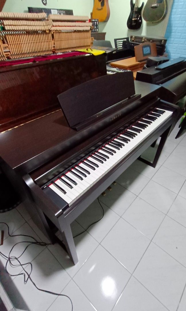 Yamaha clavinova clp470 digital piano (Category: Musical Instruments) located in Paranaque City. Submitted by yourhonorvoy (Listing ID 1225318040, Image 1). Description: Yamaha clp470 digital piano 65k only With transformer (plug n play) With bench With minor dents and scratches only 👌Fresh internal parts 👍Bagong linis at regrease ko ang keyboard(smooth playing) 👍With parts available sa keyboard assembly (worry free) 👍Jackpot makakaavail neto