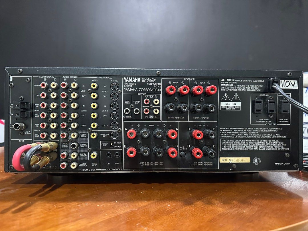 Yamaha tuner amplfier, Audio, Soundbars, Speakers & Amplifiers on Carousell