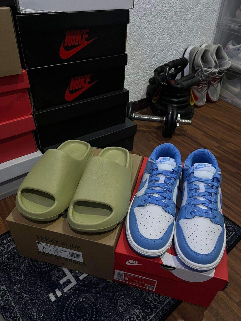 Yeezy slide Dunk low UNC Men s Fashion Footwear Sneakers on