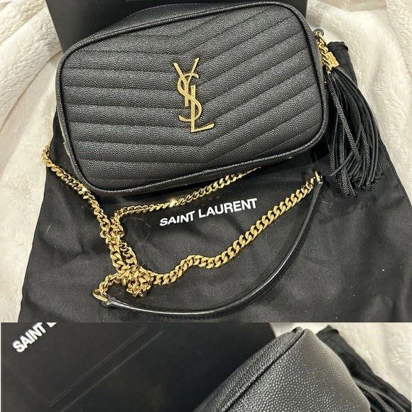 YSL MINI LOU BLACK, Luxury, Bags & Wallets on Carousell