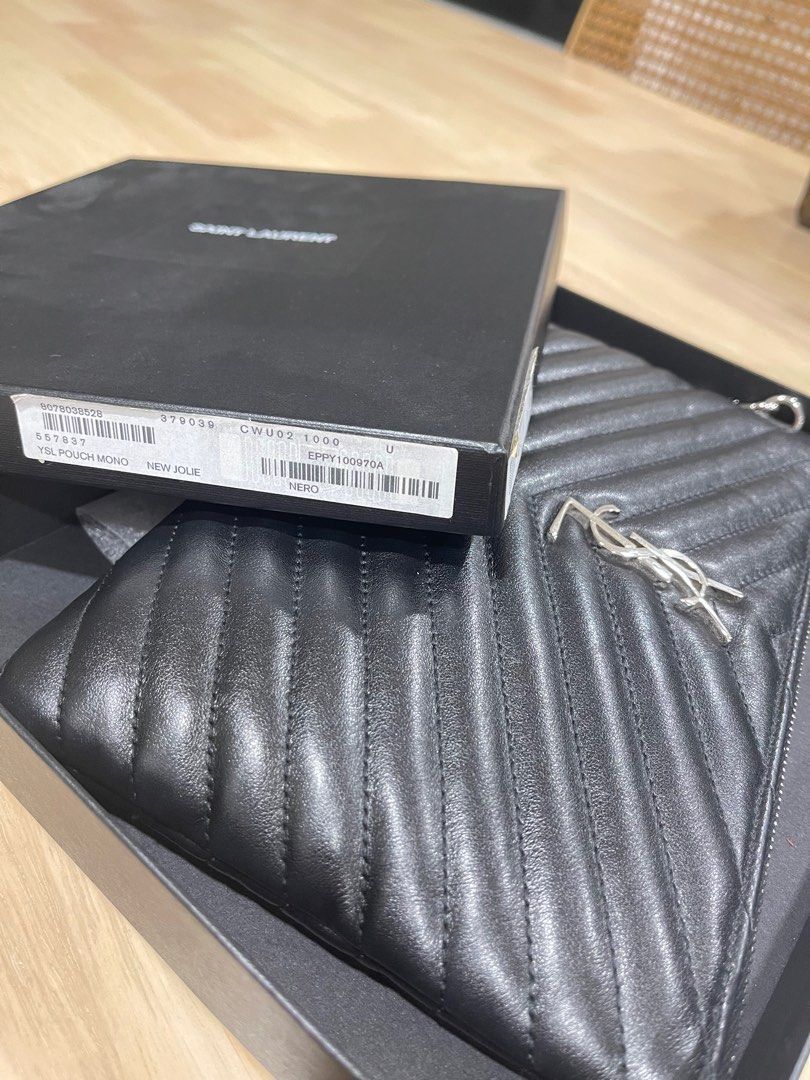 Ysl pouch on sale mono new jolie
