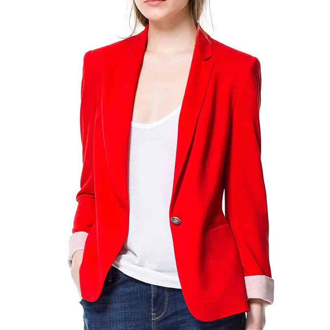 Zara One Button Red Suit Blaze 1680931183 519ef699 