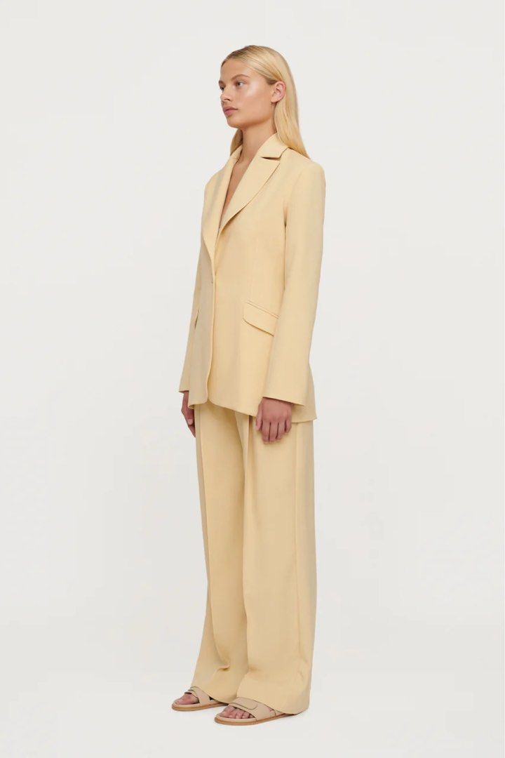 Yellow suit womens zara cheap