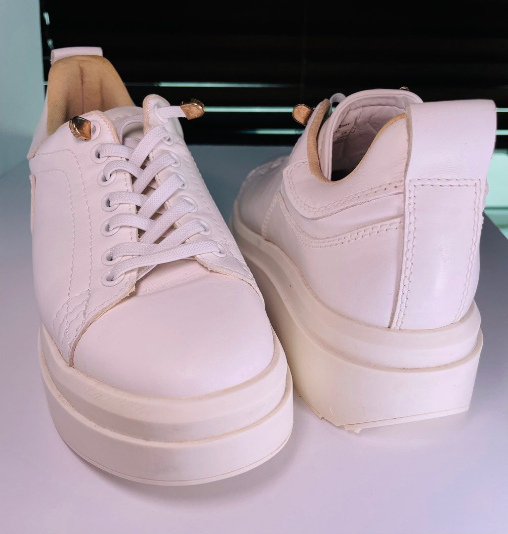 White platform sneakers zara sale