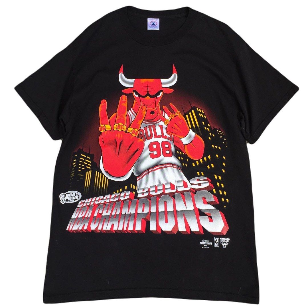 vintage Chicago Bulls championship tee, Men's Fashion, Tops & Sets, Tshirts  & Polo Shirts on Carousell