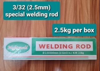 (2.5kg box) Welding Rod 3/32 (2.5mm) Mightyweld Special Welding Rod for Portable Inverter Welding Machine