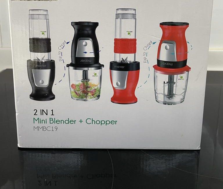 2 in 1 Mini Blender & Chopper, TV & Home Appliances, Kitchen Appliances