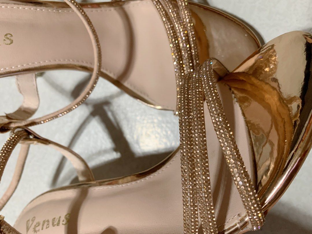 Rose gold 3 inch heels new arrivals