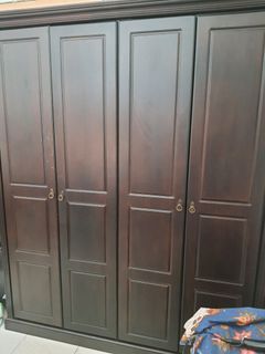 4 doors Solid wood wardrobe