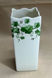 常春藤 陶瓷 四角花瓶