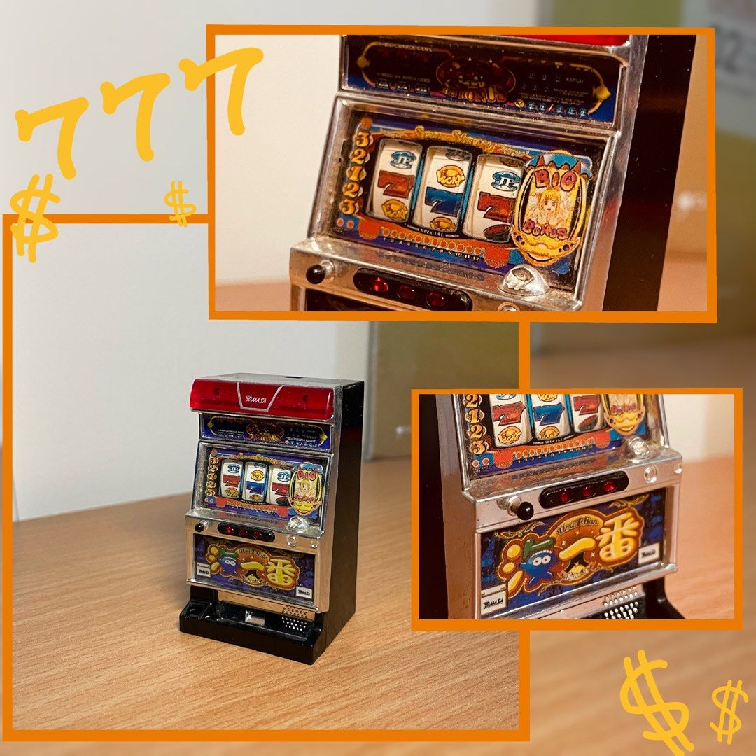 吃角子老虎機拉霸機老玩具擺飾收藏, 書籍、休閒與玩具, 收藏、紀念品, 其他古董在旋轉拍賣