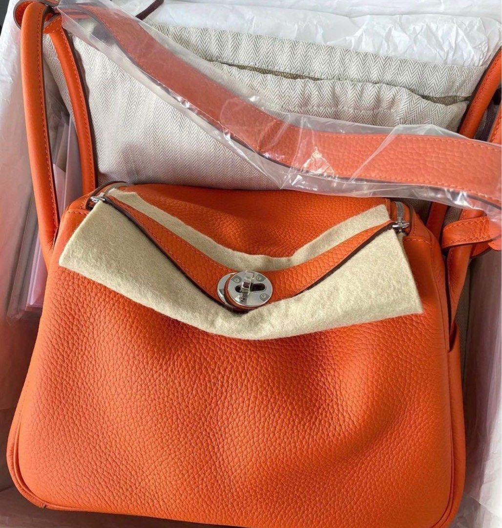 Hermès - Lindy 26 - Feu Clemence - PHW - Brand New