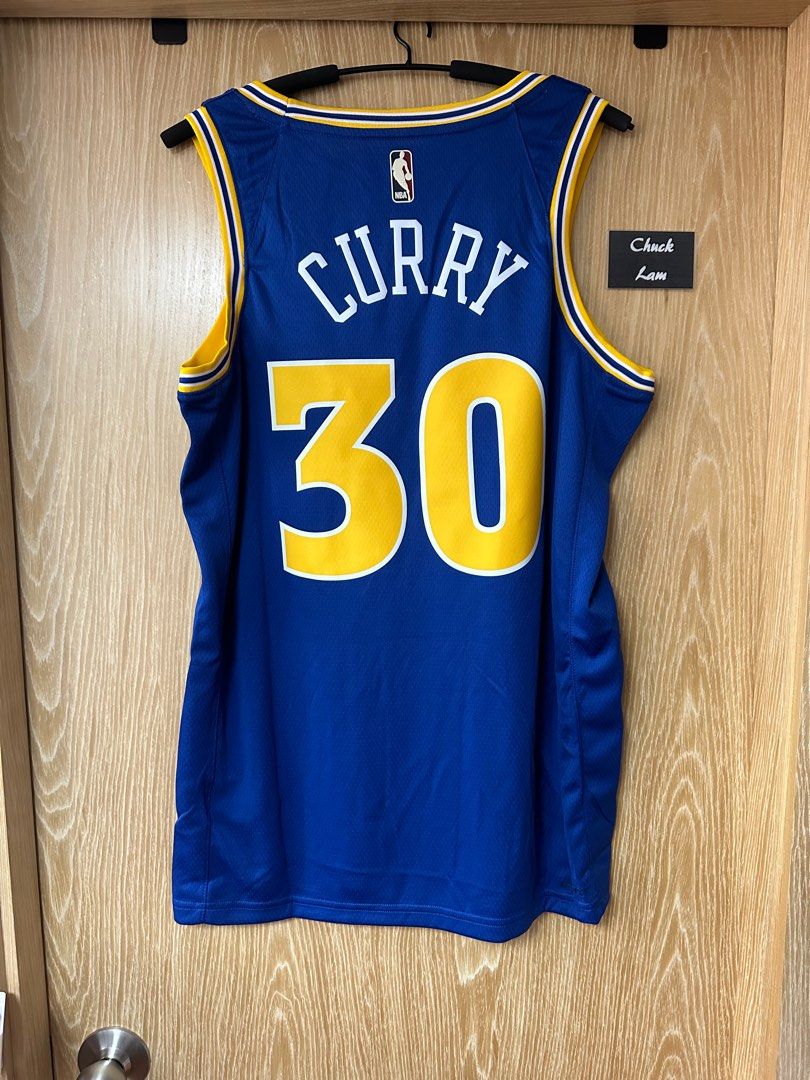 NWT Authentic Stephen Curry Golden State Warriors Sz 48 Icon Nike Jersey  Pro Cut