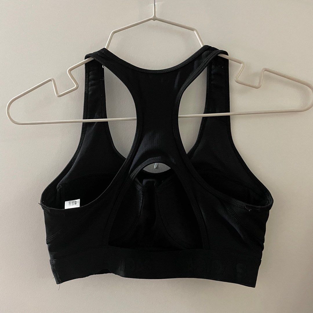 XL - 2XL) ADIDAS Black Sports Bra, Women's Fashion, Activewear on Carousell