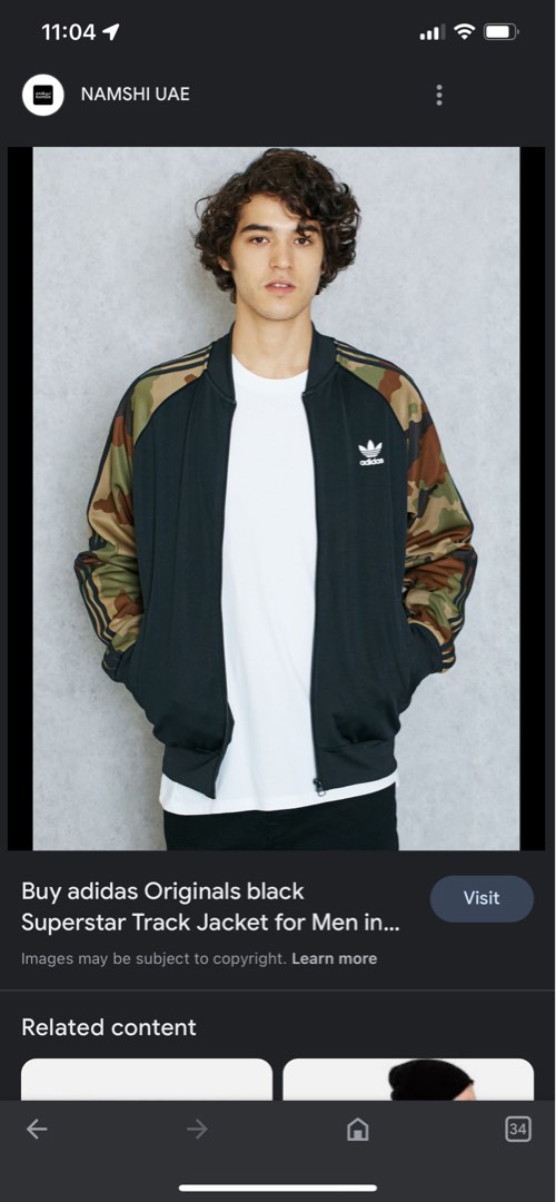Men's originals superstar outlet camo track jacket