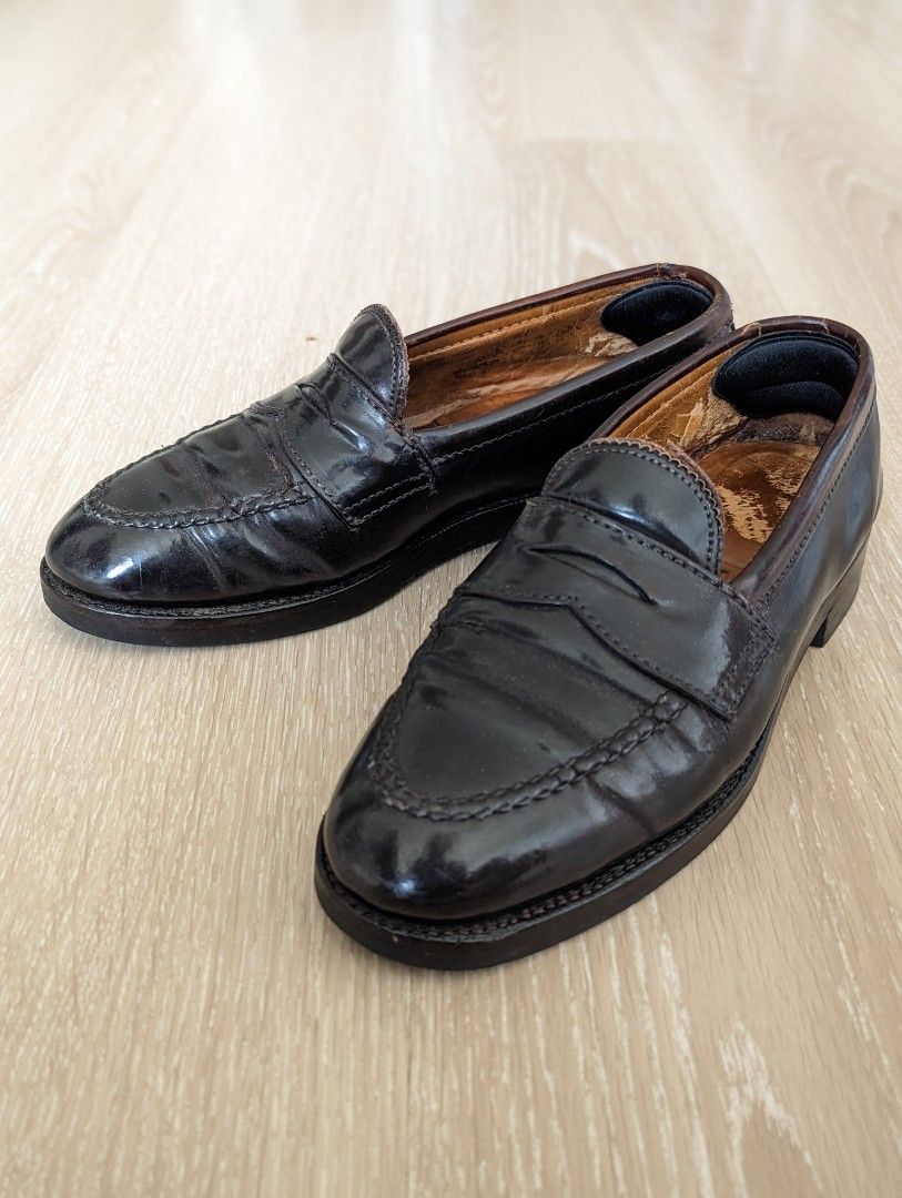 Alden Black Cordovan Loafers, 男裝, 鞋, 西裝鞋- Carousell