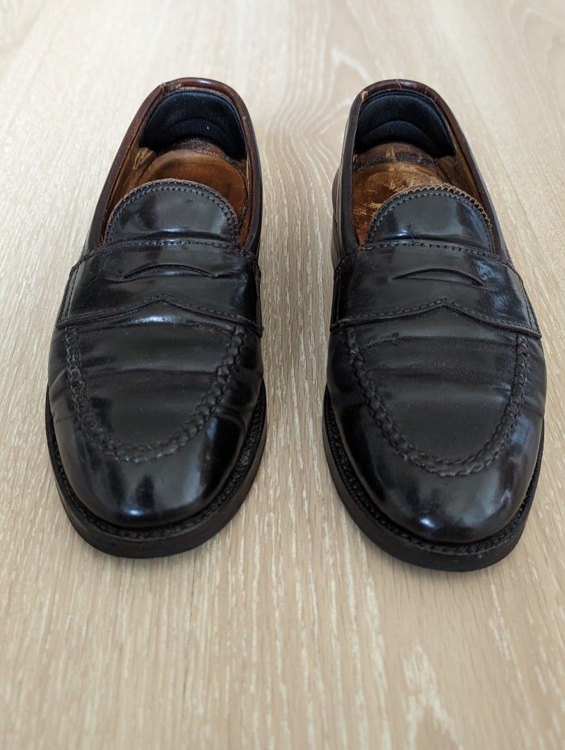Alden Black Cordovan Loafers, 男裝, 鞋, 西裝鞋- Carousell