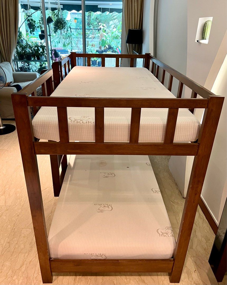 American Picket and Rail Bunk Beds, Furniture & Home Living, Furniture