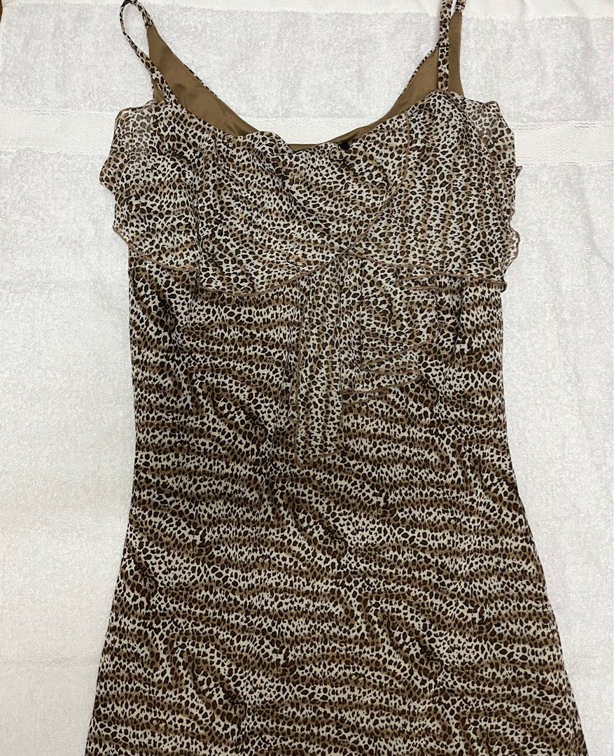 Animal print dress (Category: Dresses) located in Quezon City. Submitted by gsassy (Listing ID 1225642775, Image 1). Description: .