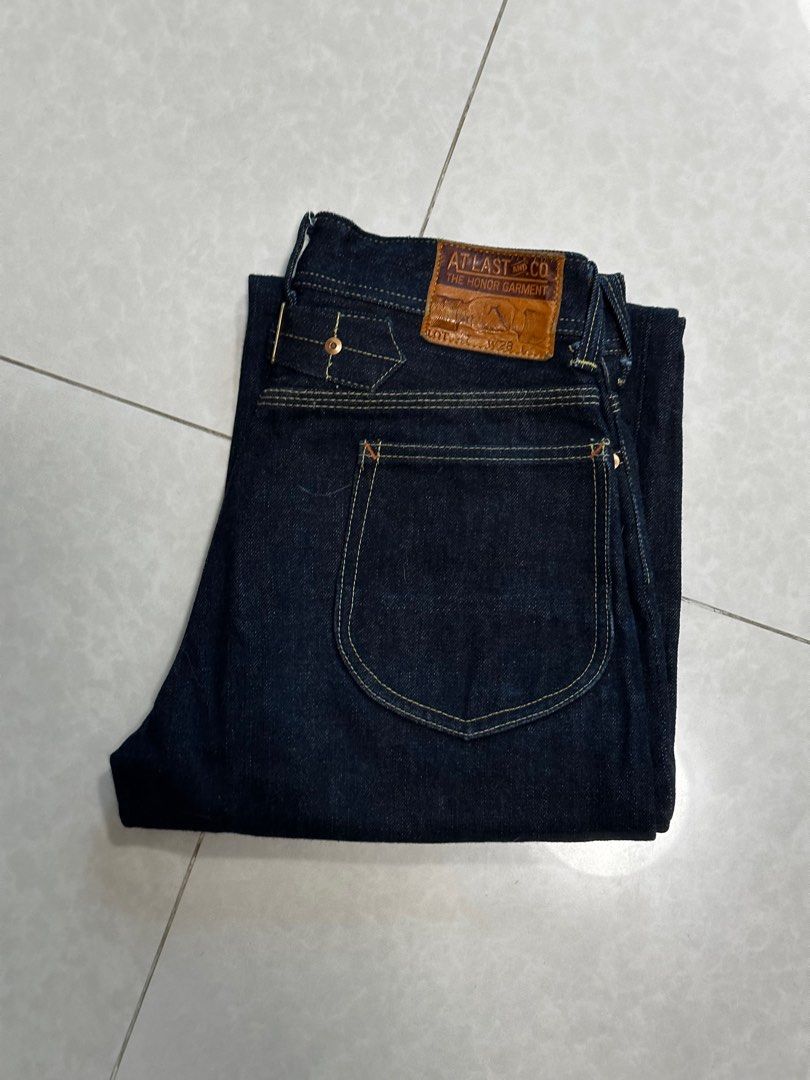 At last & co Lot.147 W28 denim jeans timeworn clothing, 男裝, 褲 