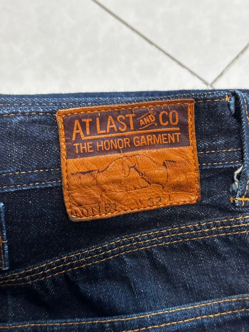 At last & co Lot.161 denim jeans W32 timeworn clothing, 男裝, 褲