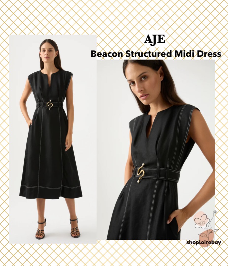 knee length dresses for ladies Clara Midi Dress | Ivory