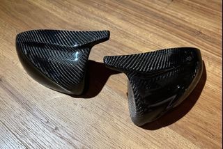 Audi A3 carbon fiber mirror  caps