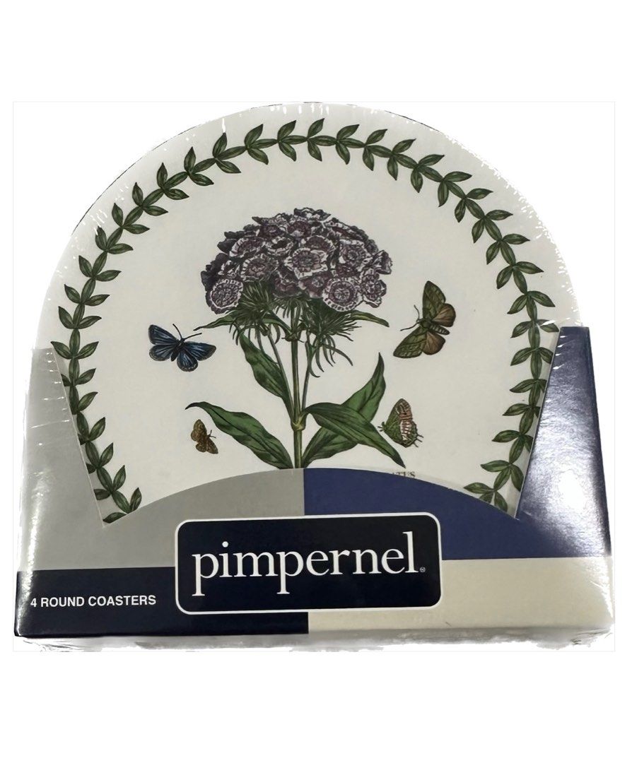 Authentic PIMPERNEL BG Round Coasters, Furniture & Home Living