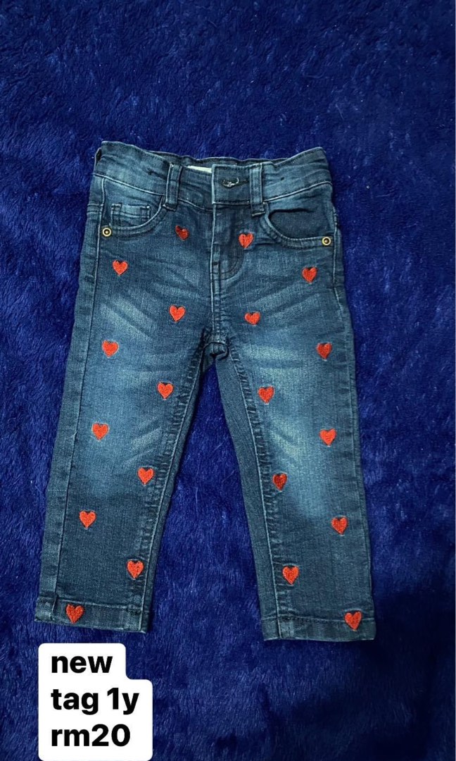 baby girl jeans, Babies & Kids, Babies & Kids Fashion on Carousell