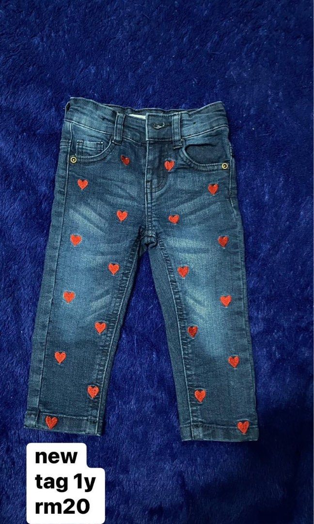 baby girl jeans, Babies & Kids, Babies & Kids Fashion on Carousell