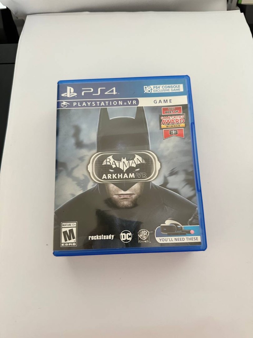 Batman Arkham VR PS4 game, Video Gaming, Video Games, PlayStation on  Carousell