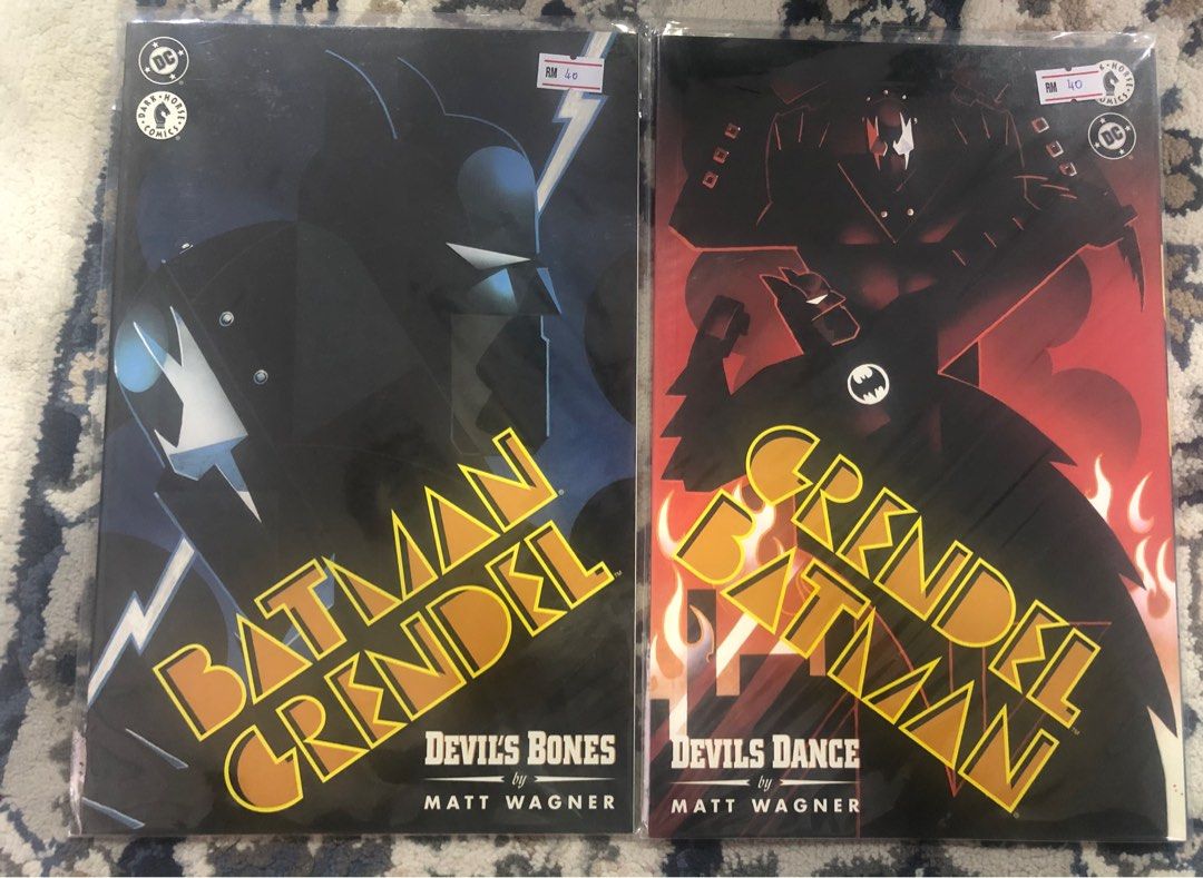 Batman Grendel Devil Dance & Devil's Bones Set & Batman Grendel Devil's  Riddle & Masque Set 2 Dc Comics Comico Dark Horse, Hobbies & Toys, Books &  Magazines, Comics & Manga on