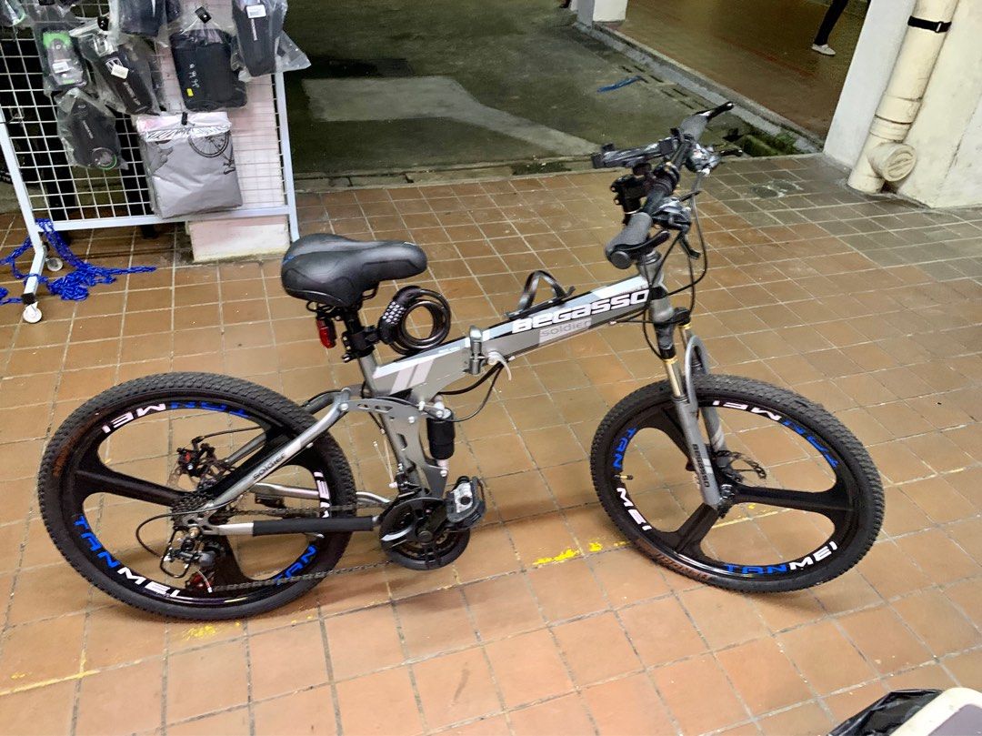 New Begasso Foldable Bicycle- Upgraded, Sports Equipment, Bicycles ...