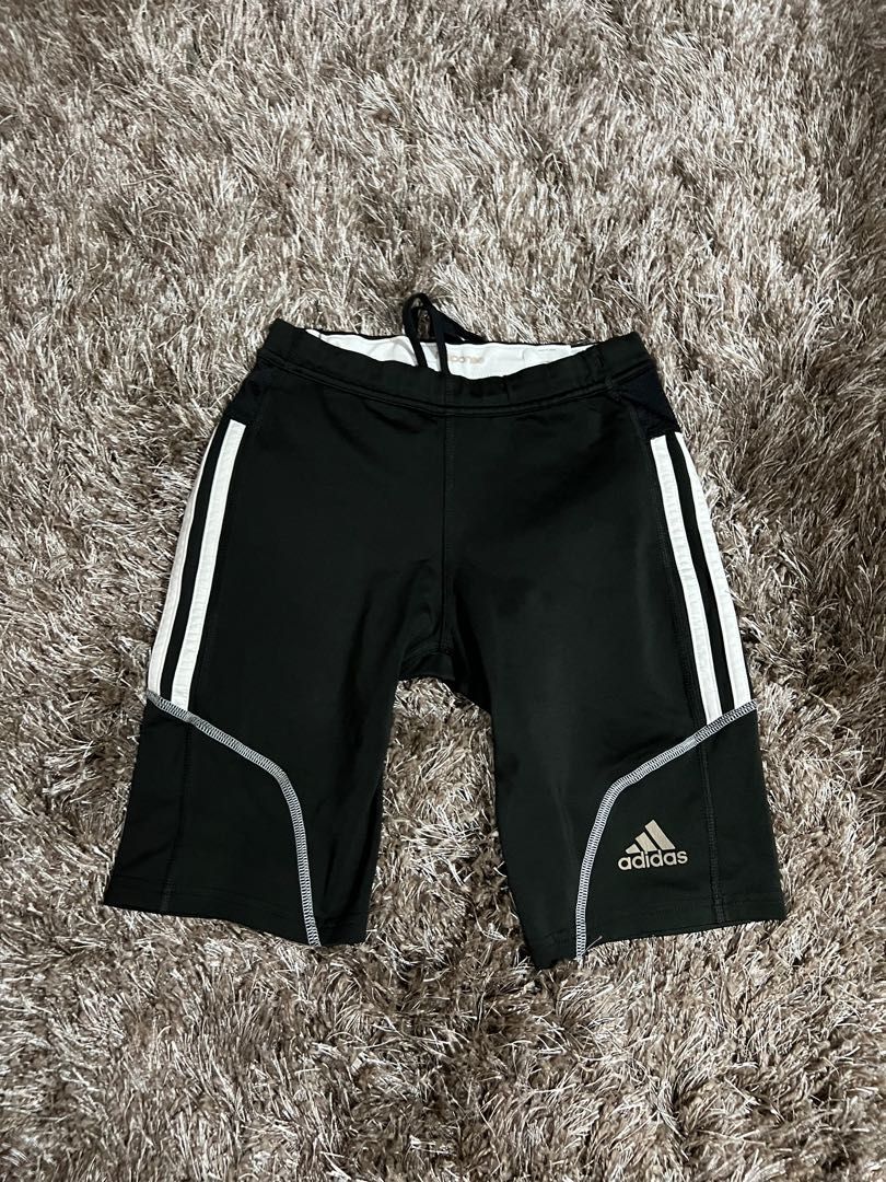 adidas black cycling shorts