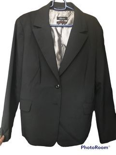 Black blazer fits L-XL