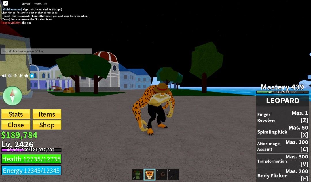 Blox Fruit Leopard - Roblox