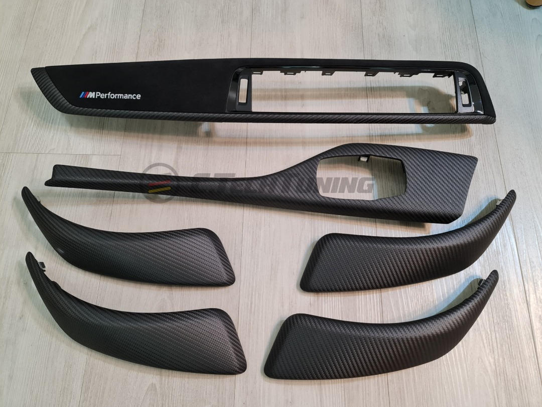 BMW Genuine /// M Performance Interior Trims Finishers Carbon Alcantara