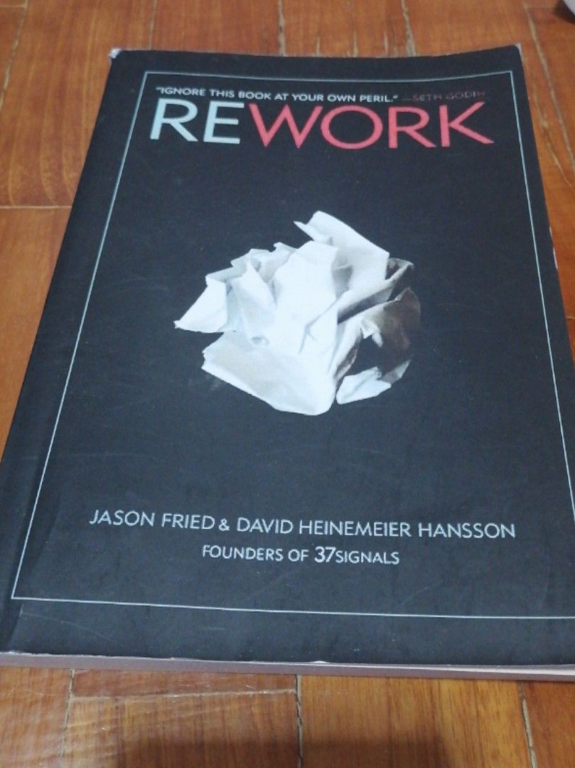 Books - Rework, Everything Else on Carousell
