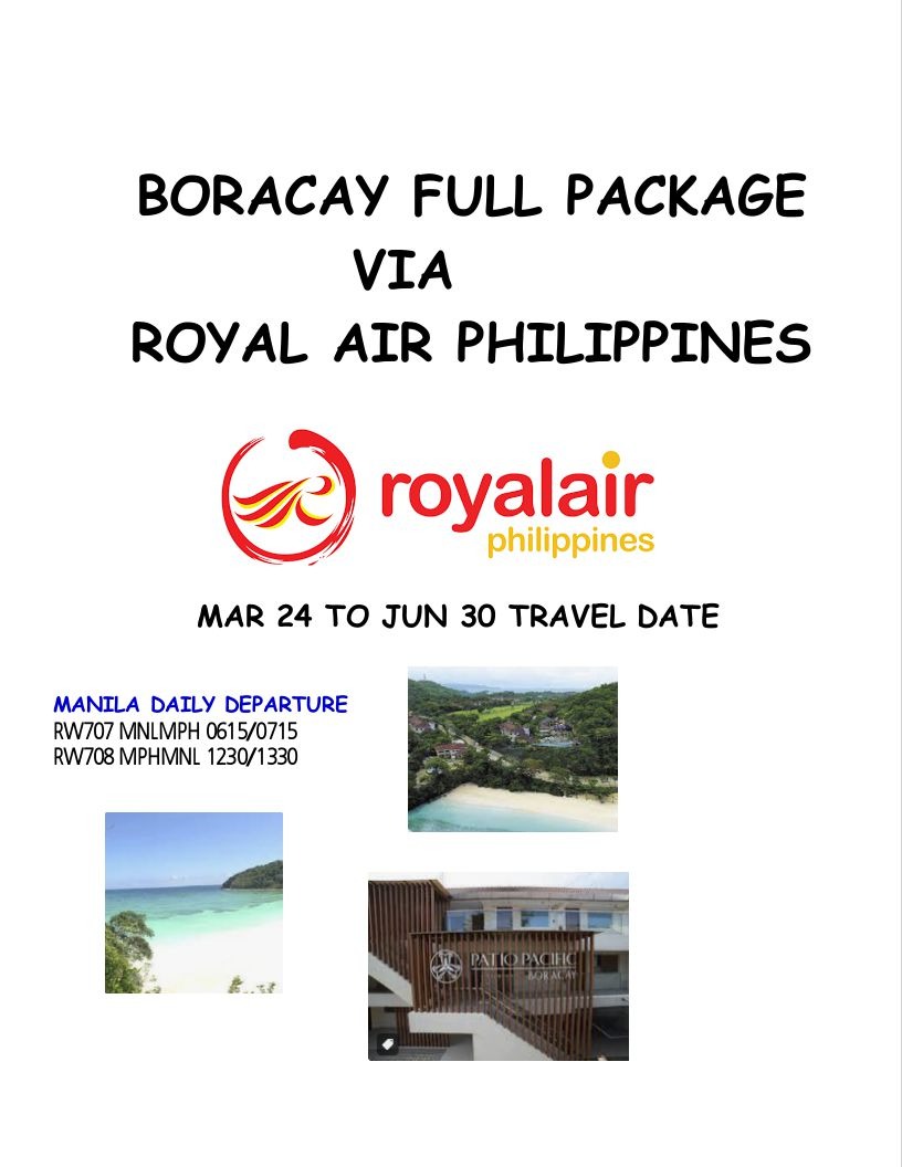 BORACAY PROMO PACKAGE, Tickets & Vouchers, Local Attractions