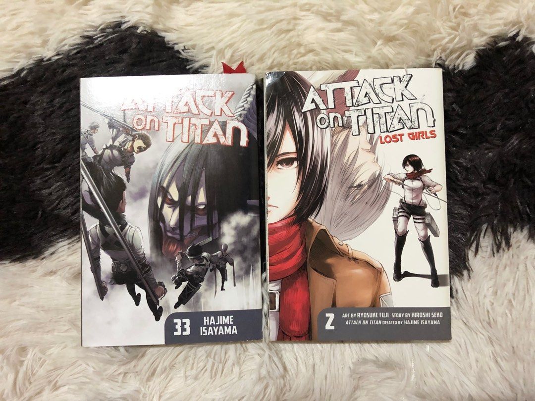 [BUNDLE] Attack on Titan Volume 33 & Lost Girls Volume 2 on Carousell
