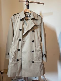Mens burberry trench hot sale