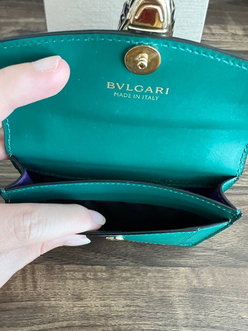 Serpenti forever credit card holder outlet