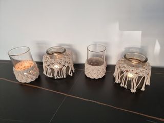 Candle jar/ lantern x4