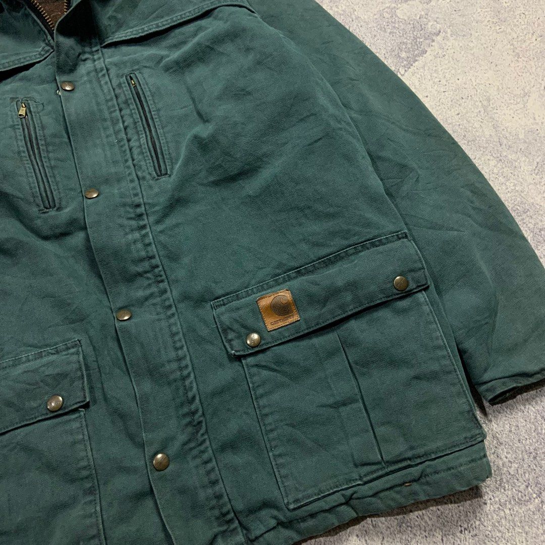 CARHARTT DEVON jacket Fesyen Pria Pakaian Baju Luaran di Carousell