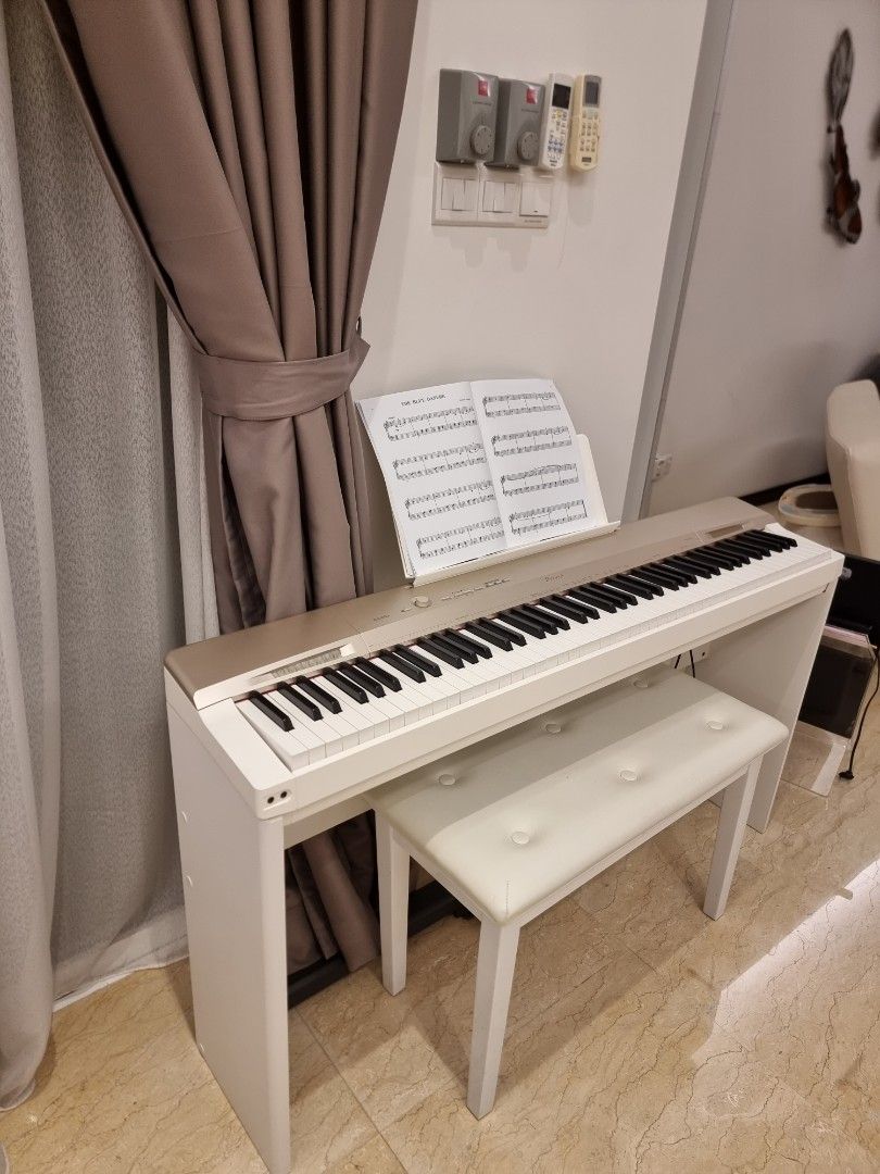 Casio Privia Px160 Piano with stand and Stool, Hobbies & Toys, Music