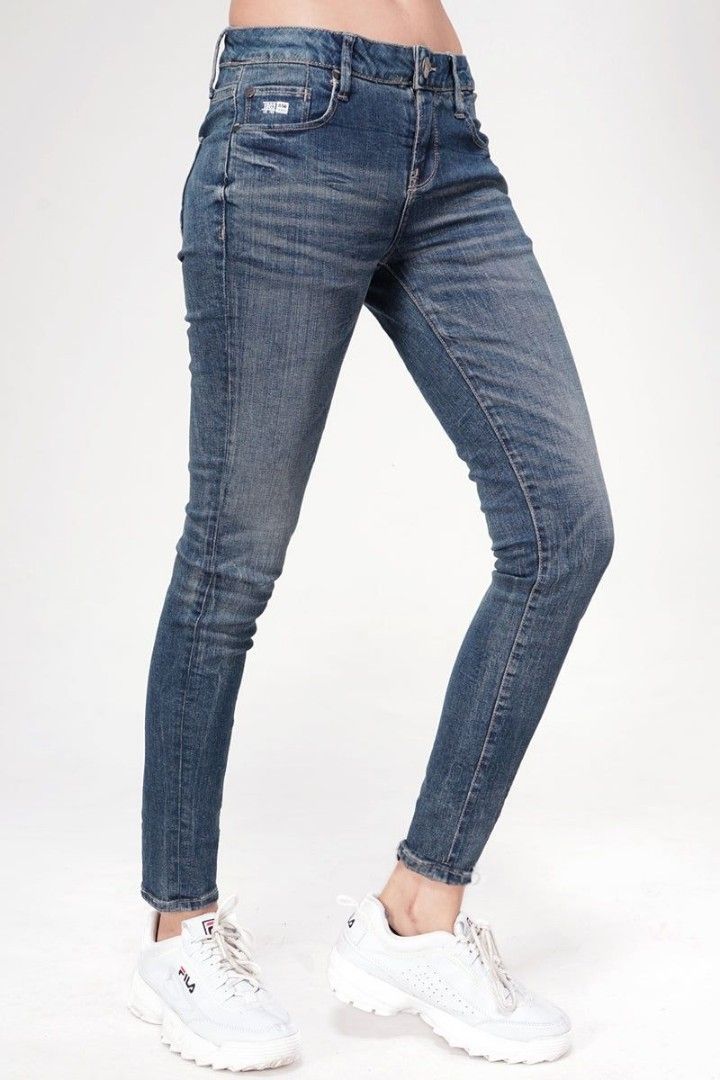Celana Logo Jeans Original, Fesyen Wanita, Pakaian Wanita, Bawahan di